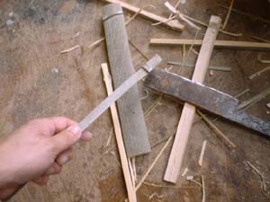 ダボの材料の竹